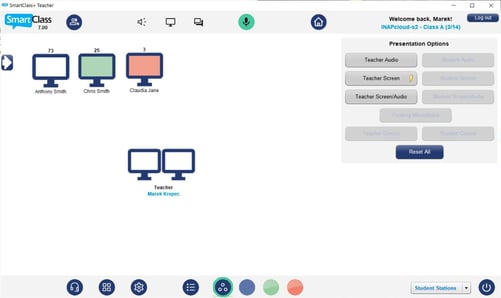 SmartClass for sign language: Signing and interpreting lab