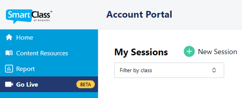 Go Live within SmartClass