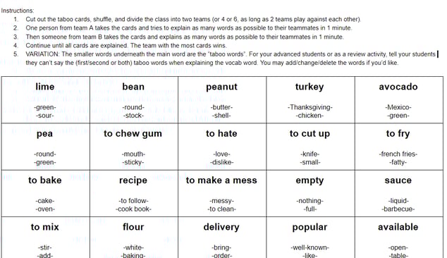 language learning games
