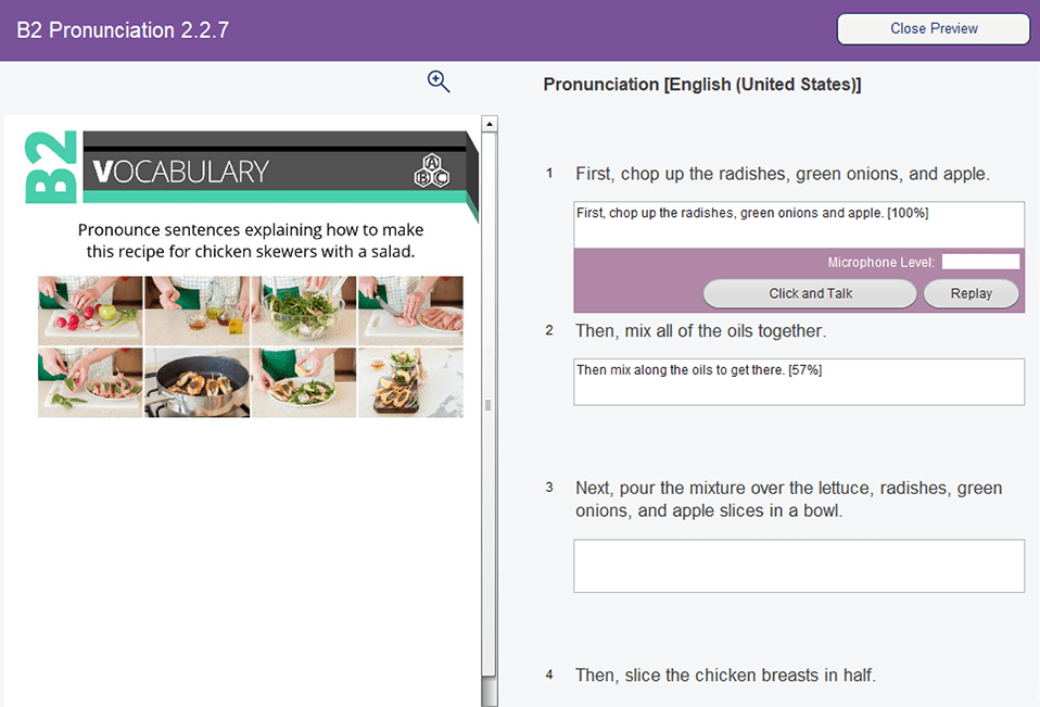 Pronuciation Activity