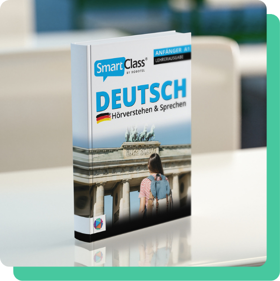 German book with teal border