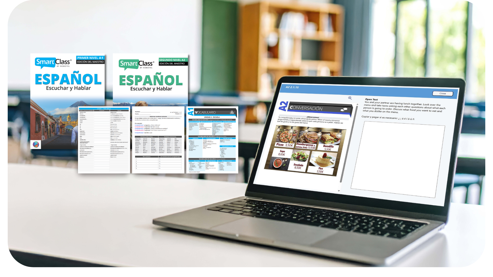 Programmes d'enseignement de l'espagnol | SmartClass par Robotel