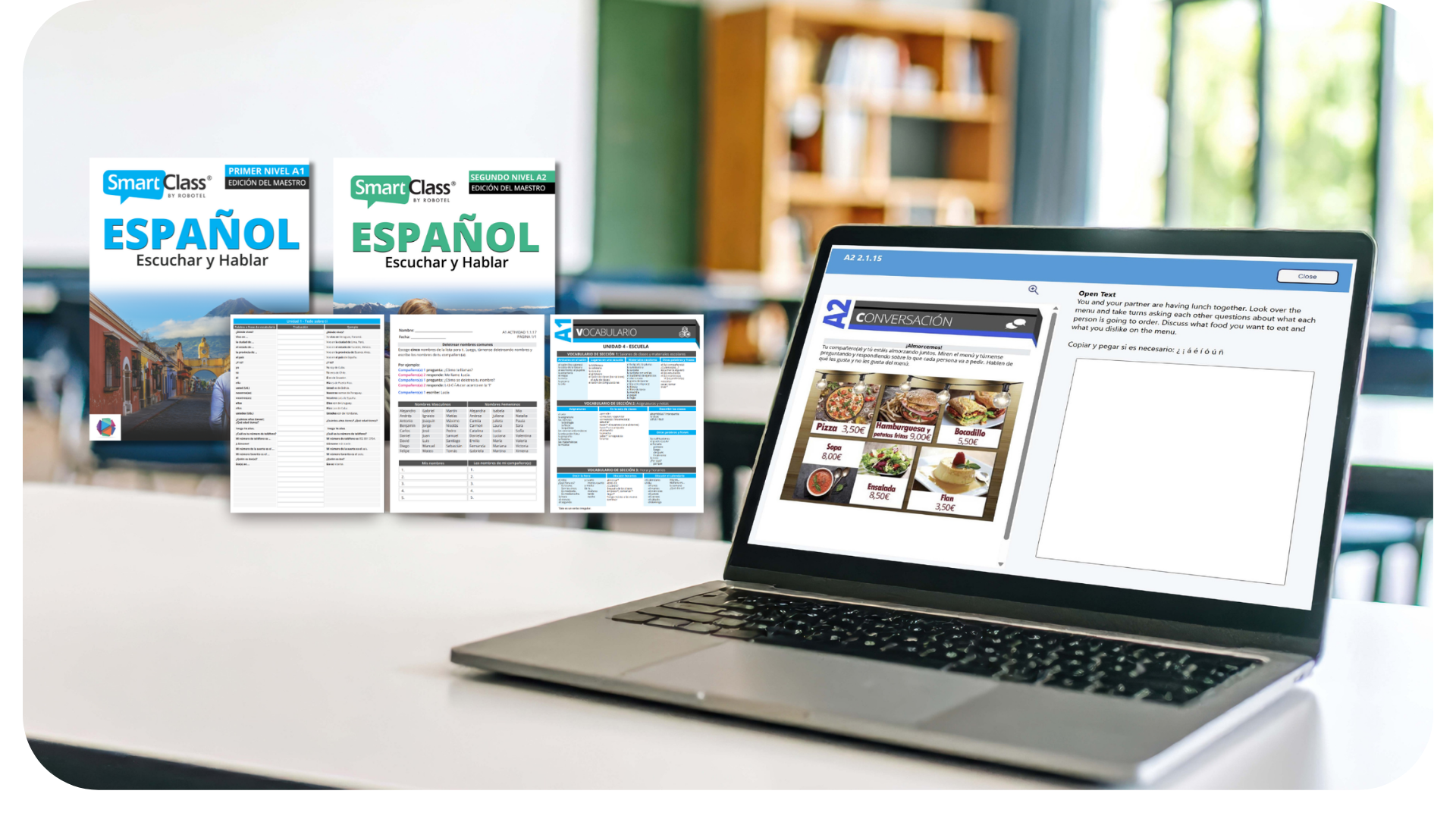 Spanish Language Teaching Curricula | SmartClass by Robotel