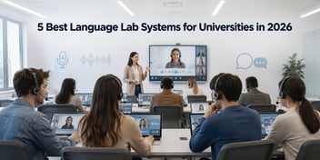 Language lab systems for university language classrooms
