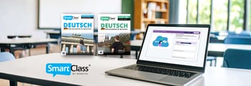 Students improving German speaking confidence through interactive classroom activities and digital learning tools.