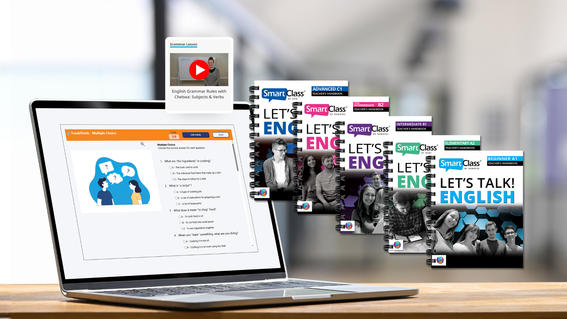 Integrated Language Curricula | Language Lab Solution | Smarclass by Robotel