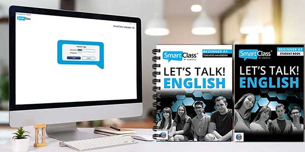 A student book with a digital platform and interactive ESL curriculum