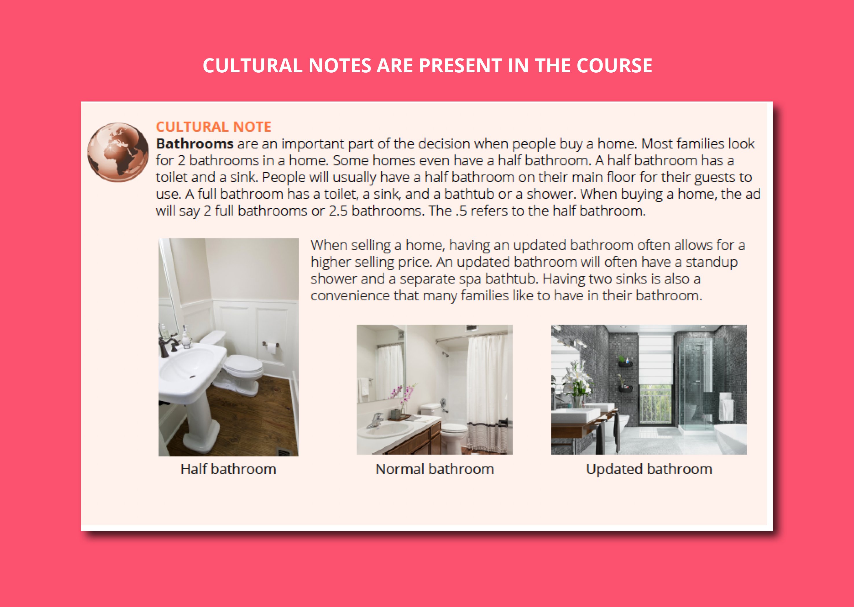 Cultural Information In Lets Talk English