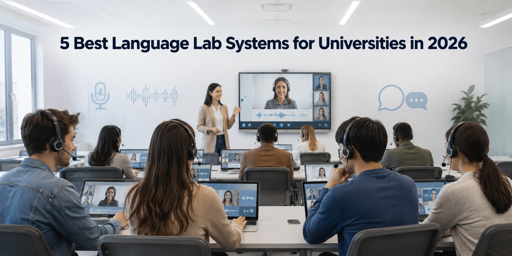 Language lab systems for university language classrooms