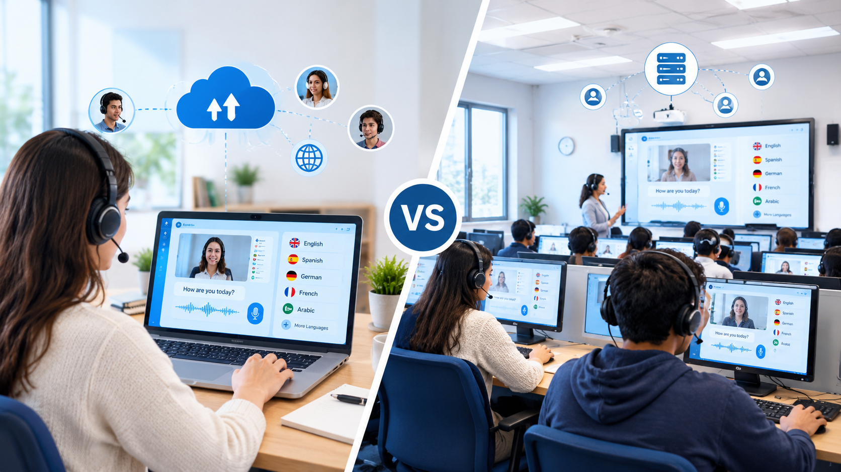 Cloud-Based vs. On-Premises Language Labs: A Guide